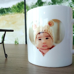 (1+1이벤트) 포토머그컵 - 아기 백일사진,돌사진 어린이집선물